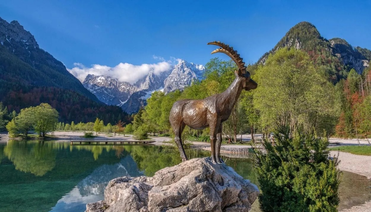 lake jasna near kranjska gora