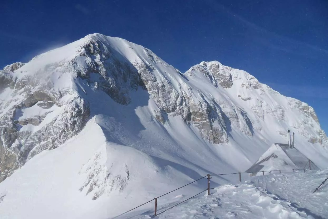 View of Triglav summit from Kredarica