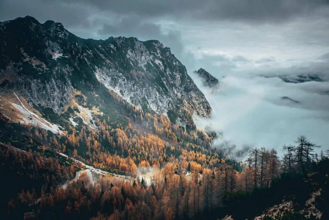 vršič pass is slovenian highers mountain pass