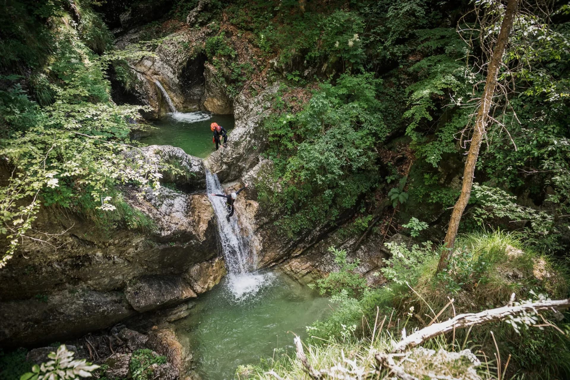 Canyoning near Bohinj scaled 1