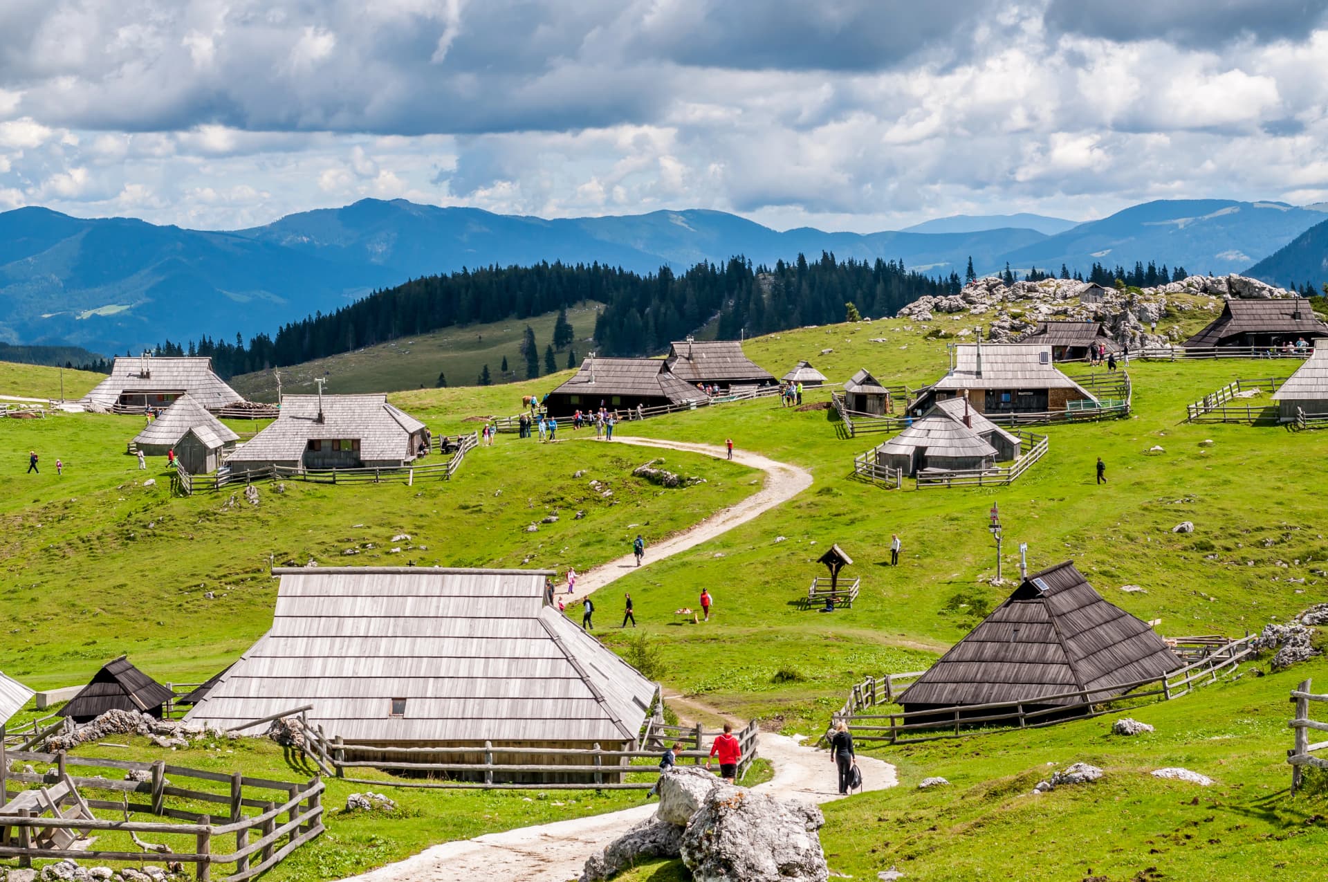 Velika planina in Slovenia