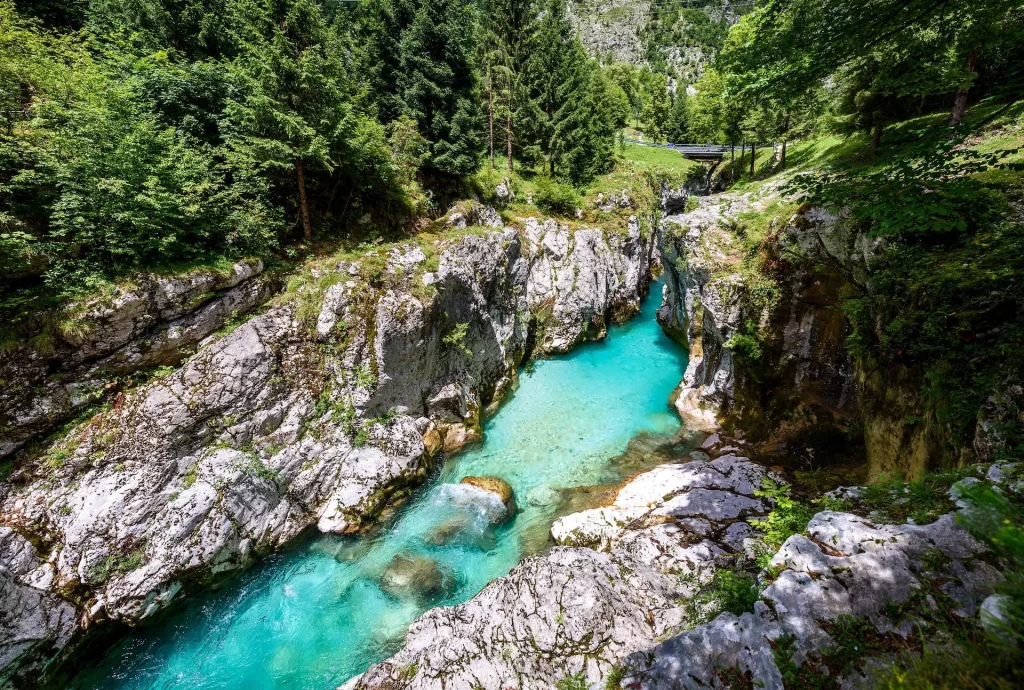 Große Soča-Schlucht x