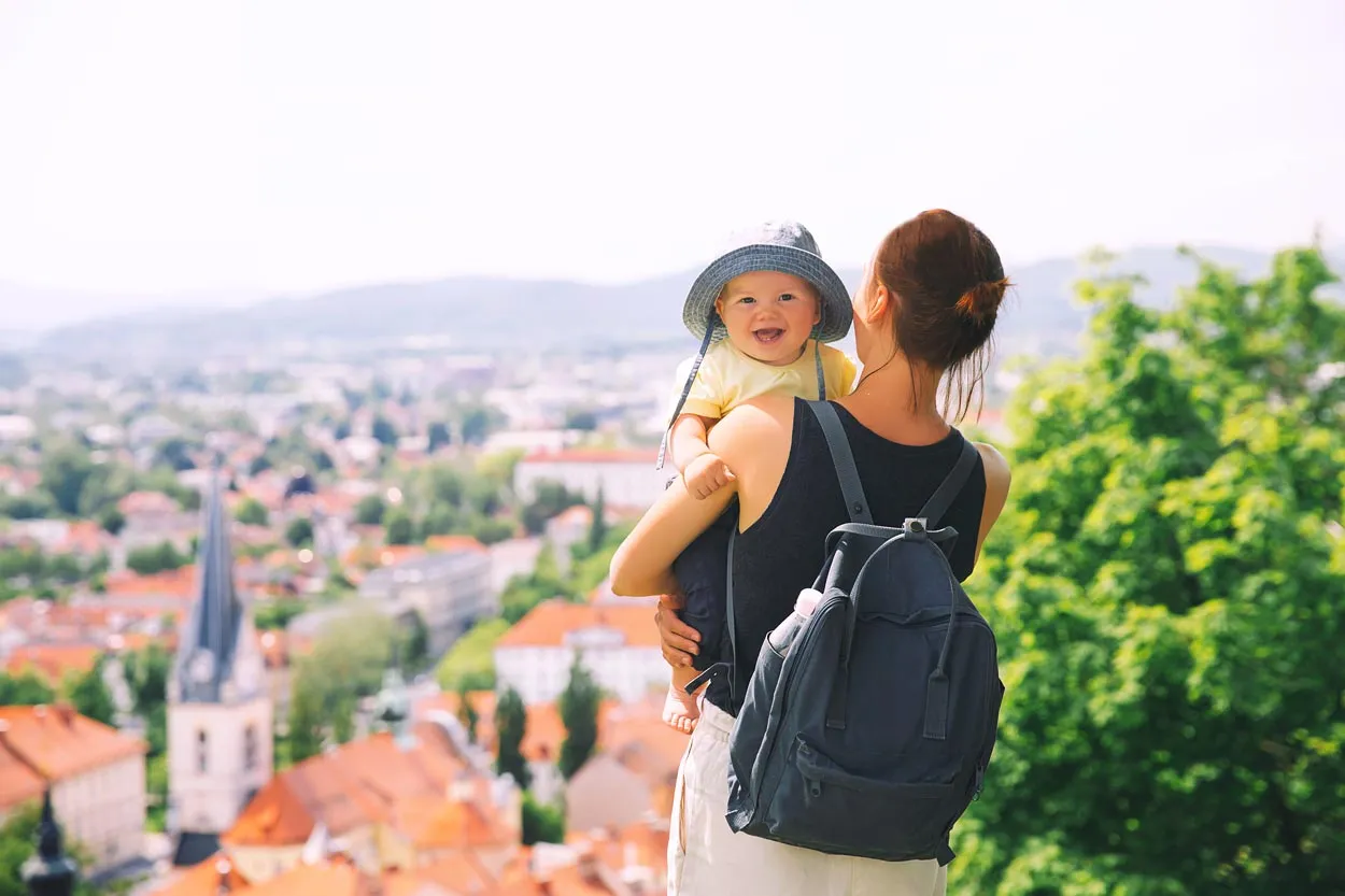 Matkustaminen lasten kanssa Ljubljanassa