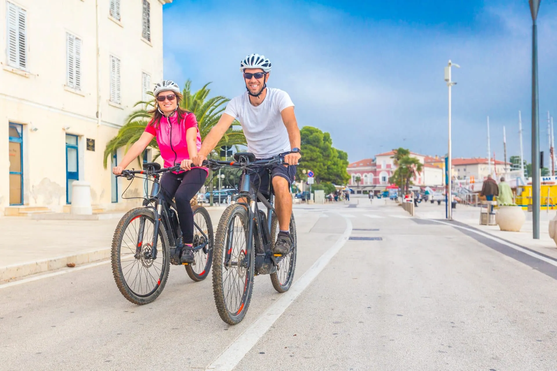 E-bike cycling in Rovinj