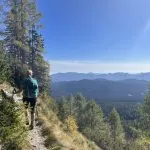 Wanderung in Richtung Blejska Koca