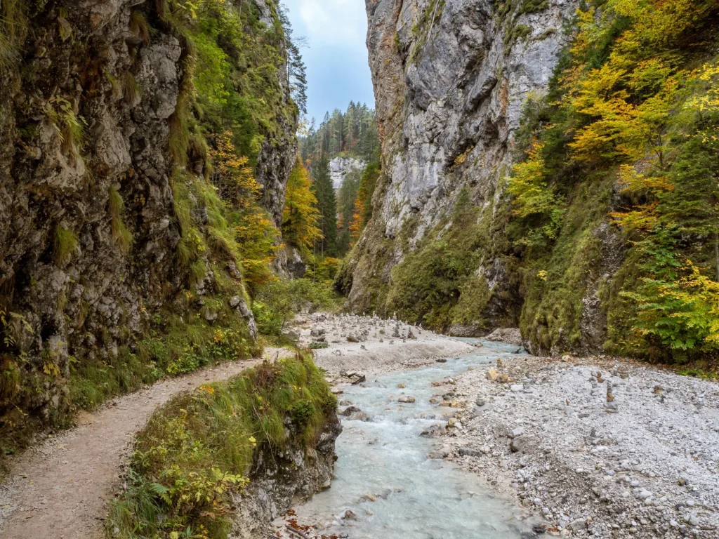 desfiladero del río martuljek escalado