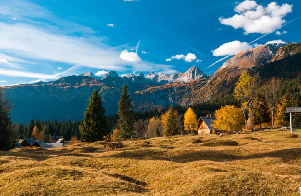 Wandern außerhalb der Saison skaliert