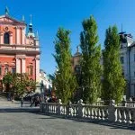 Piazza Preseren a Lubiana