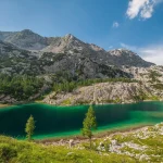 el lago del riñón uno de los siete lagos